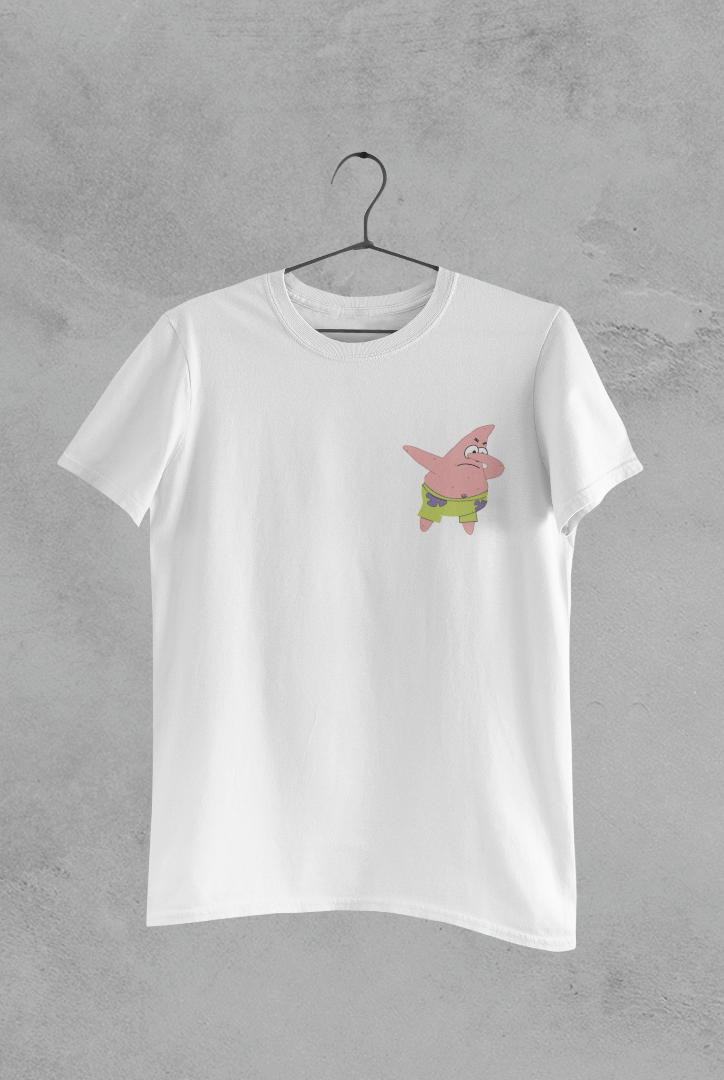 Patrick Hiding Eyes