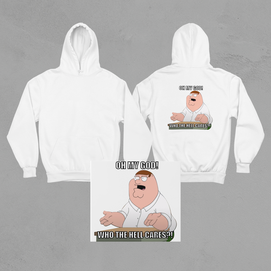 Omg Whot He Hell Care Hoodie | Evans Wear